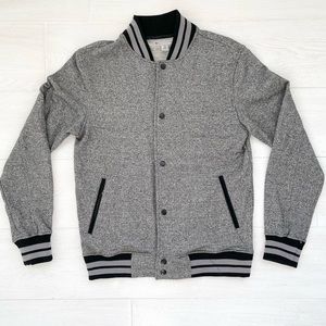 Vintage Charles and A Half Varsity Jacket Fleece Jacket